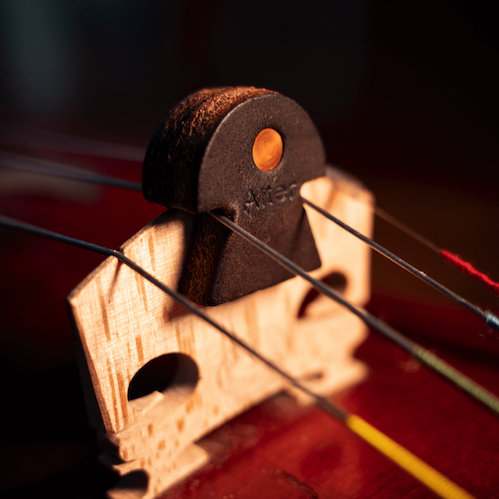 3 Prong leather violin mute