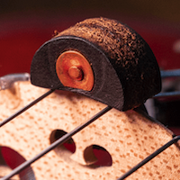 Leather violin Mute modern
